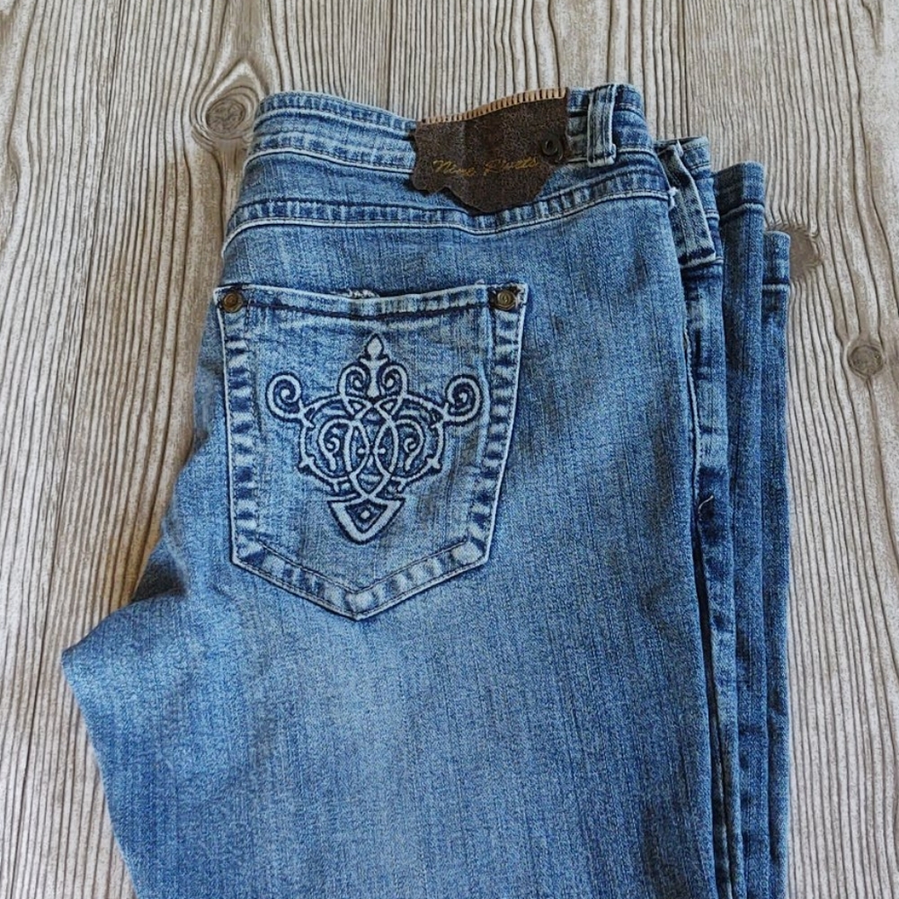 Boho Nine Rivets  flare jeans size 13